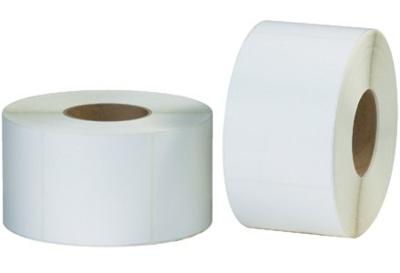4 x 6 Polylith Double Notch (6Mil) White Labels - 1000 Per Roll