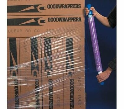 Goodwrappers 20 x 1000 Feet Purple Stretch Wrap