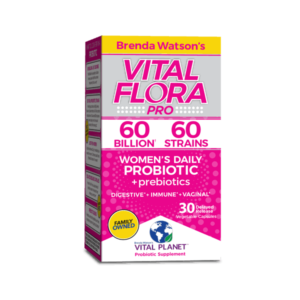 Vital Flora Women's Daily Probiotic + Prebiotics