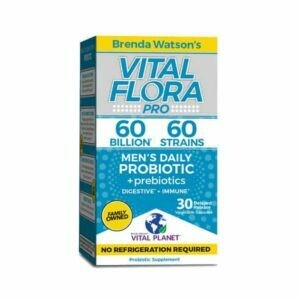 Vital Flora Men's Daily Probiotic + Prebiotics