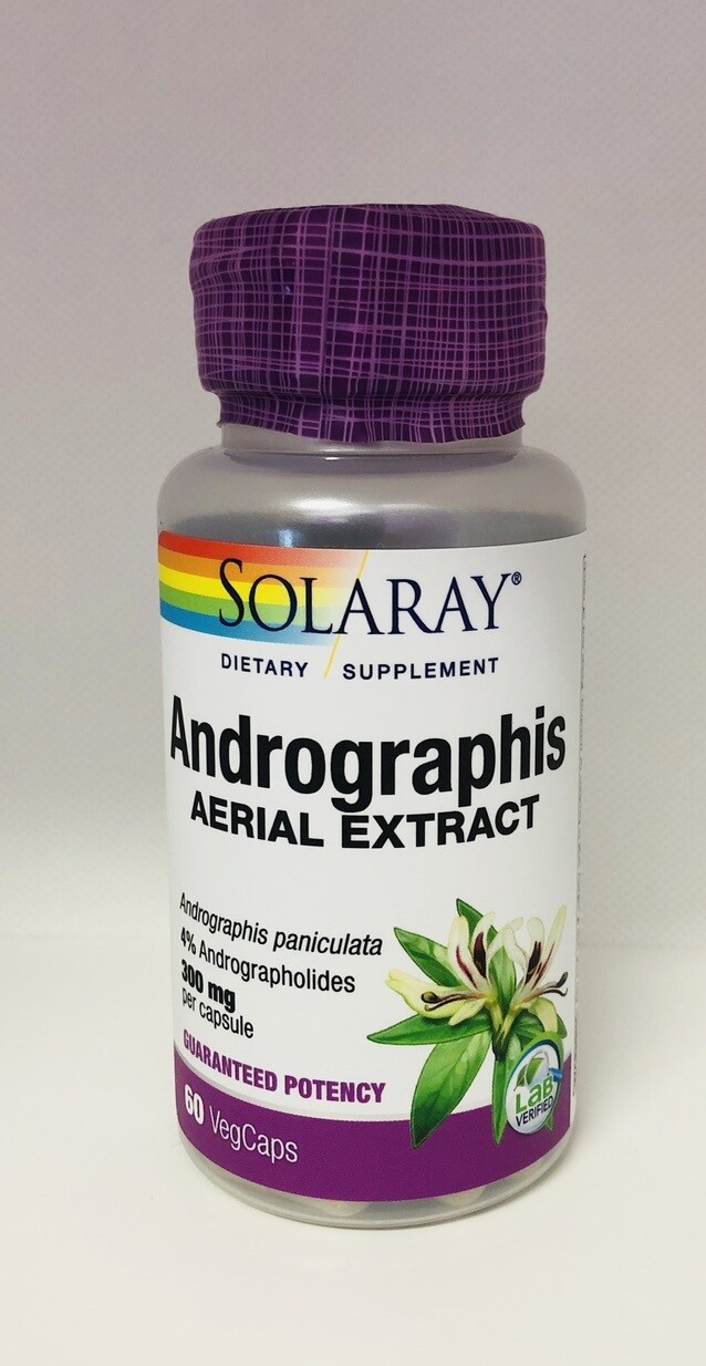 Andrographis Aerial Extract 300 mg 60 VegCaps