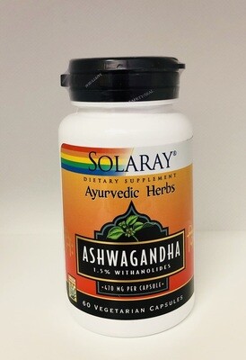 Ashwagandha 1.5% with Anolides 470 mg 60 VegCap