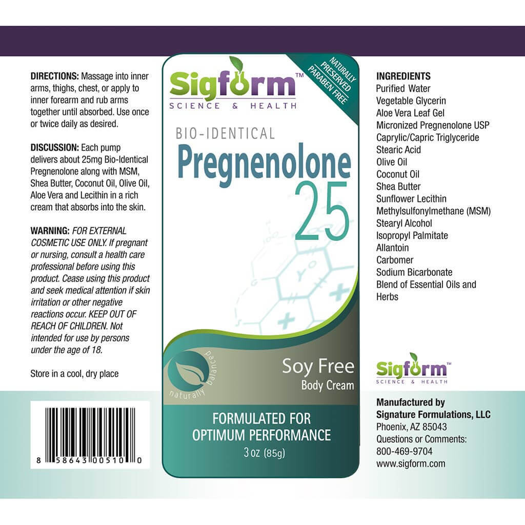 Bio-Identical Pregnenolone 25