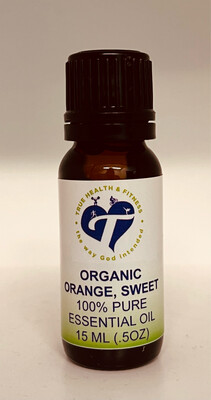 Organic Sweet Orange Essential Oil 15 ml