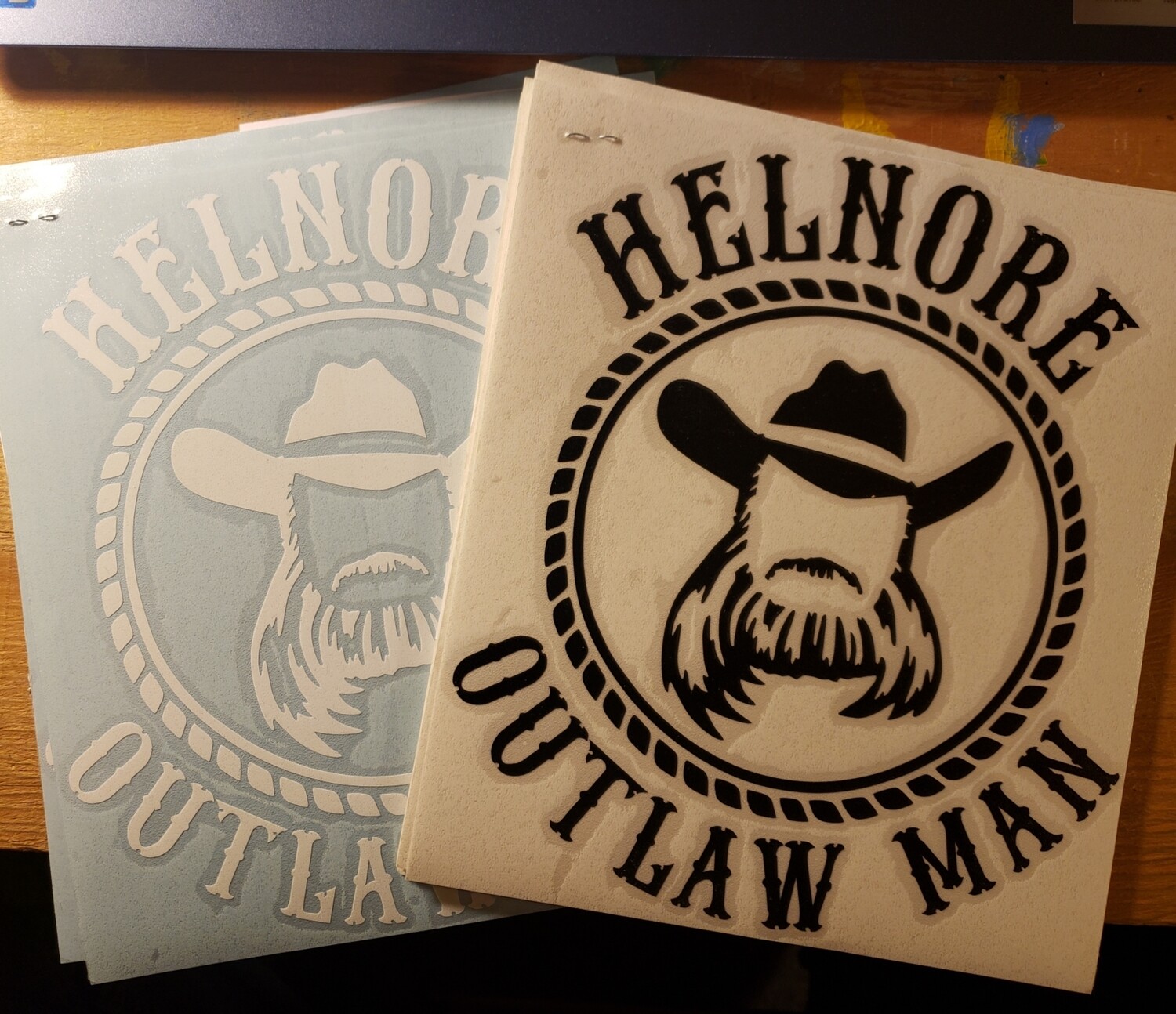 Outlaw Man Vinyl Decal