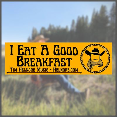 Good Breakfast Bumper Sticker