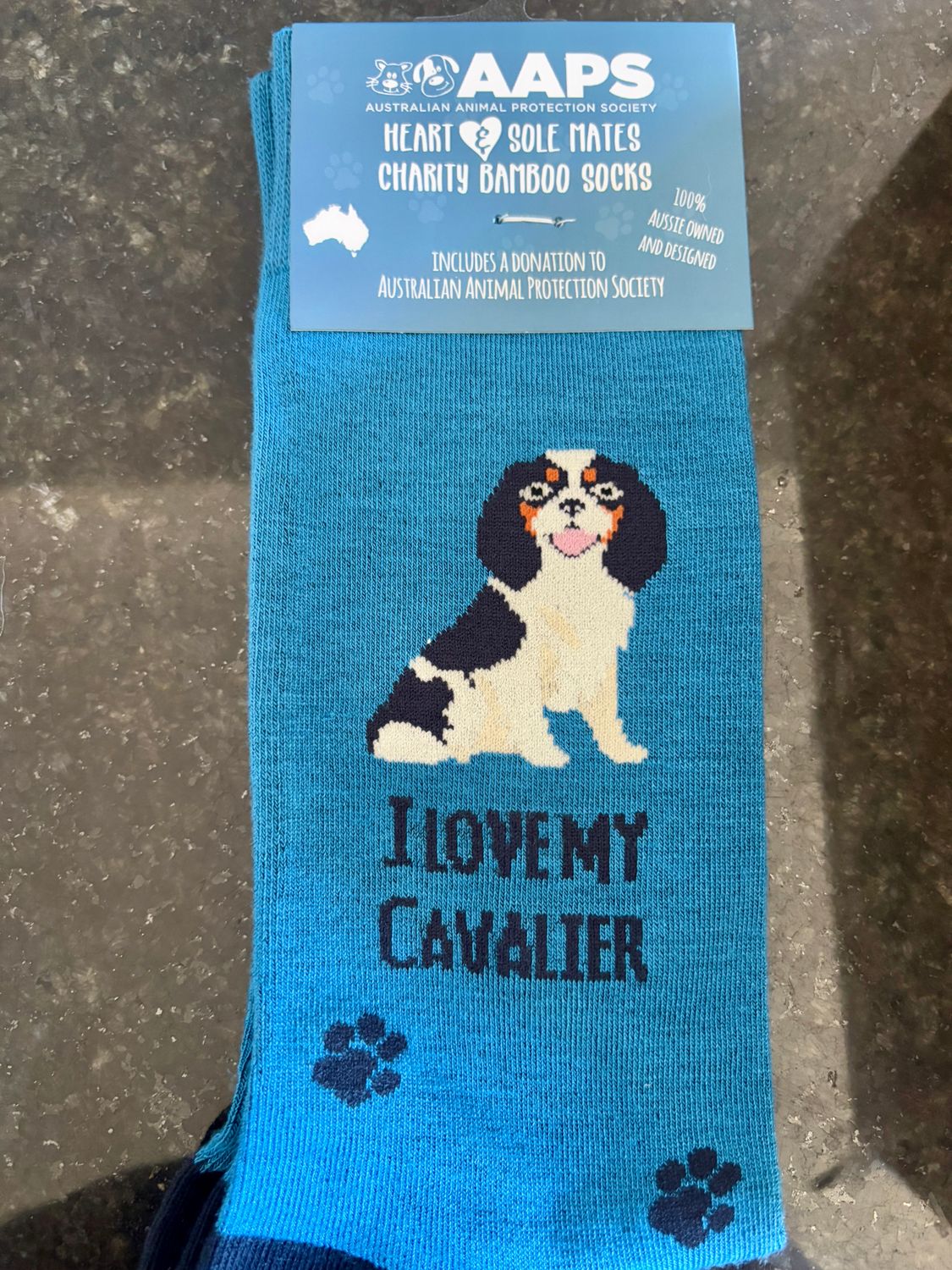 I Love my Cavalier socks
