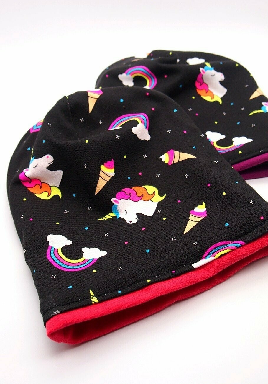 Mütze/Beanie für kleine Einhornfans "UNICORN"