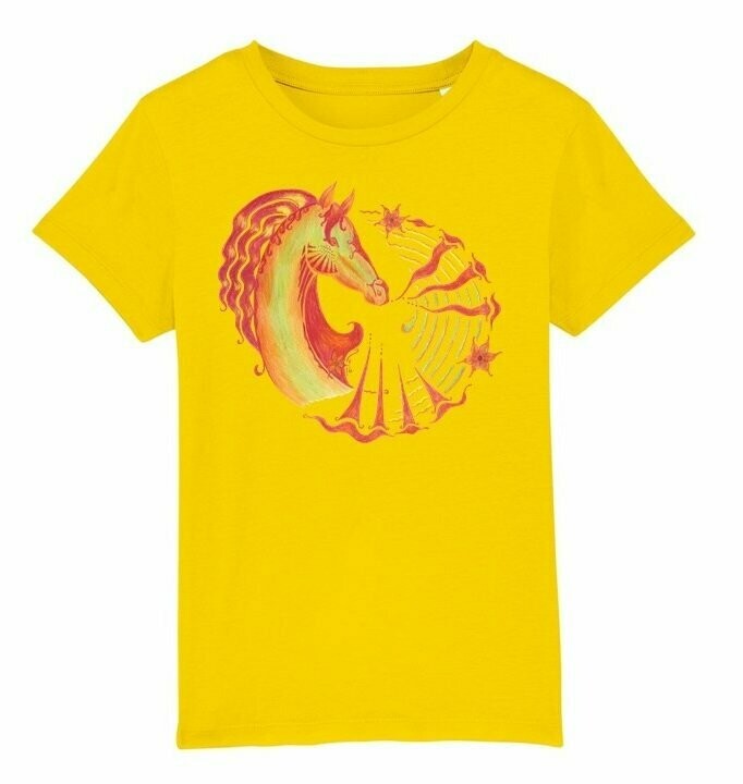 Bio T-Shirt mit Pferd Oasis - Größen 128-152, sofort lieferbar