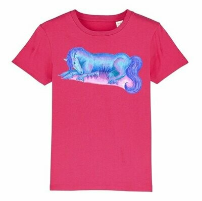 Bio T-Shirt mit Pferd Morning in 8 Farben - Größen 104-164