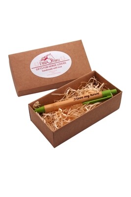 Eko-Kugelschreiber aus Bambus und Weizenstroh