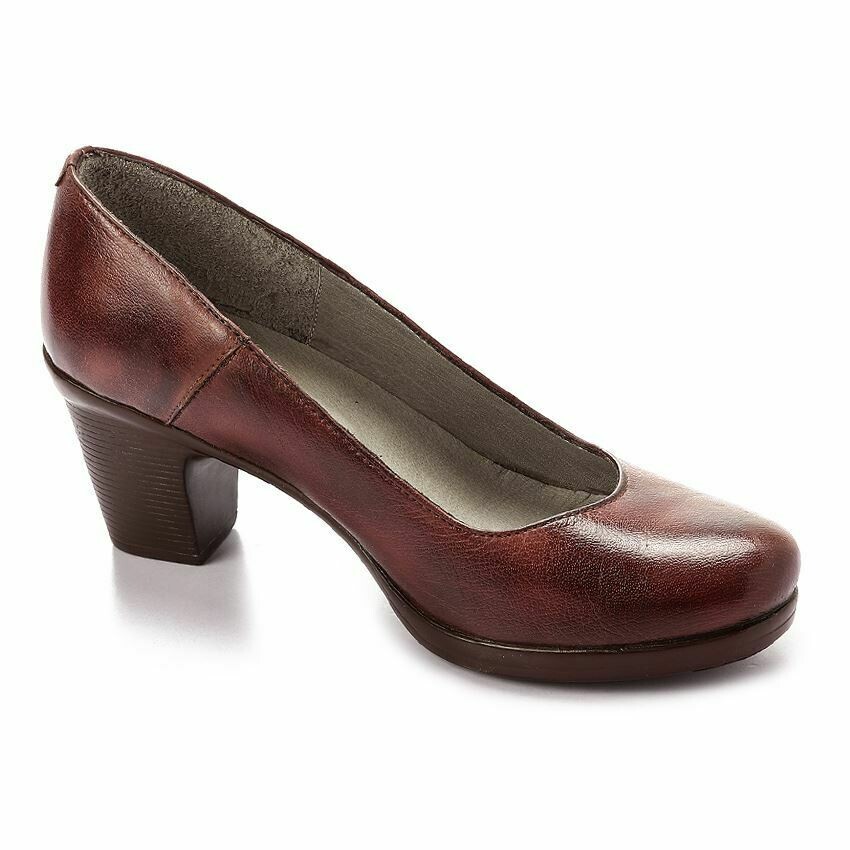 3687 Nature Leather Shoes  -Brown-