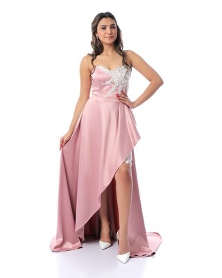 8434 Soiree Dress - rose