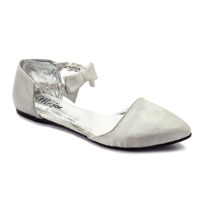 3268 Ballet Flat Shoes -silver