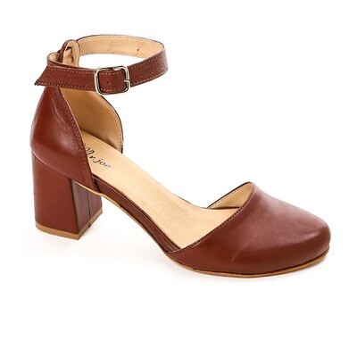 3816 sandal - Camel -جلد طبيعي