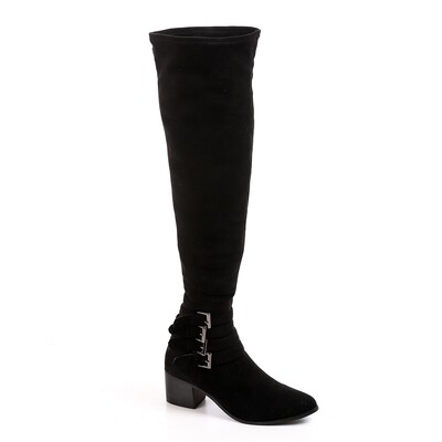 3915 Knee High Boot - Black su