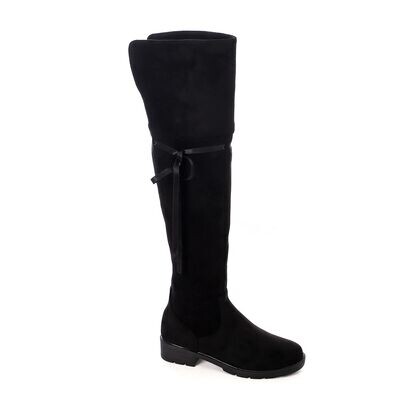 3830 Knee High Boot - Black SU
