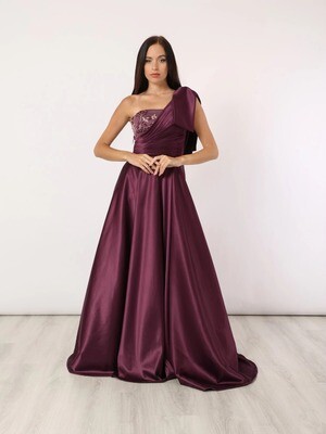 8651 Dress  Purple