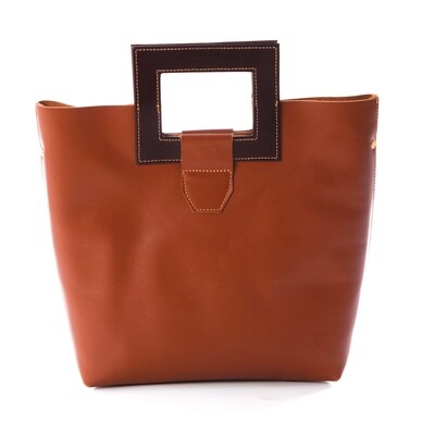 4918 Brown Leather Bag