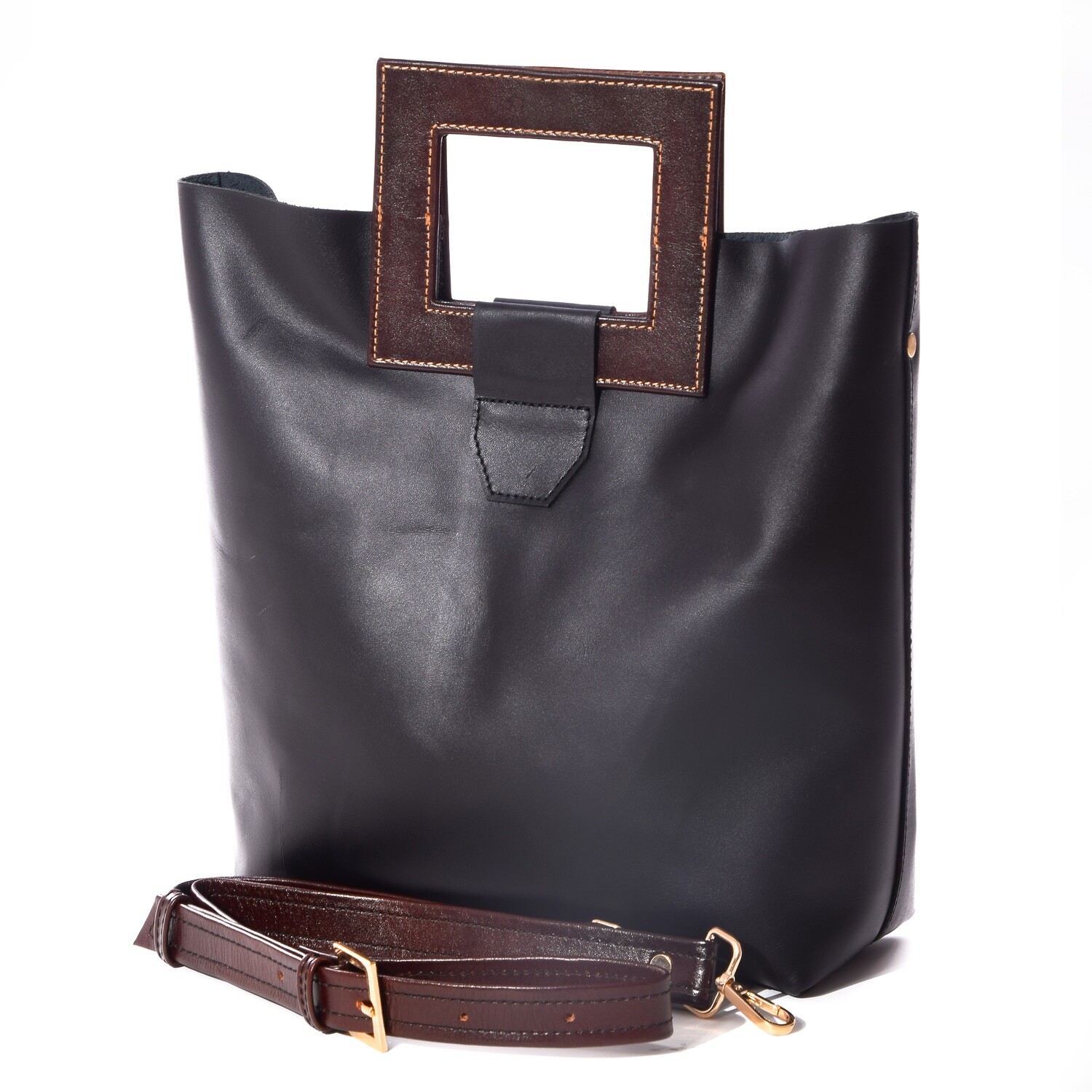 4918 Black Leather Bag