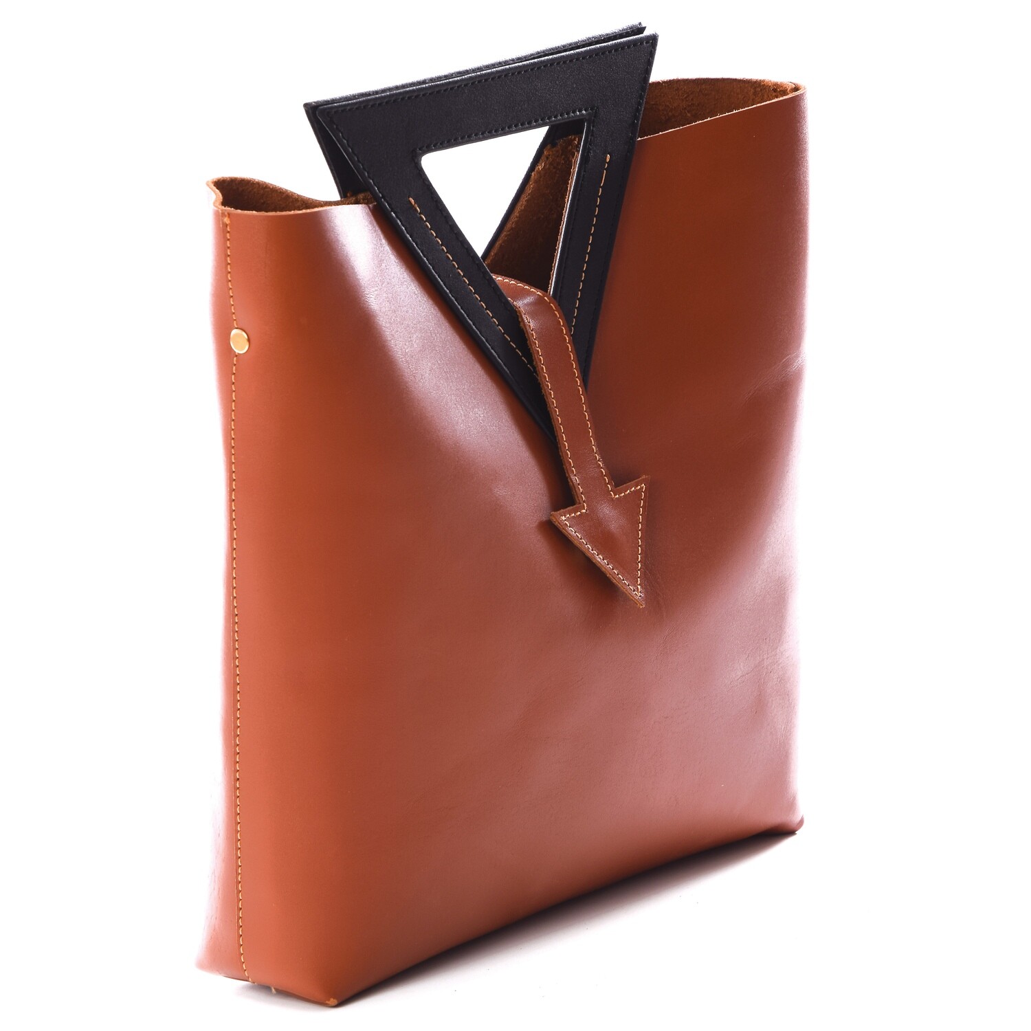 4919 brown Leather Bag