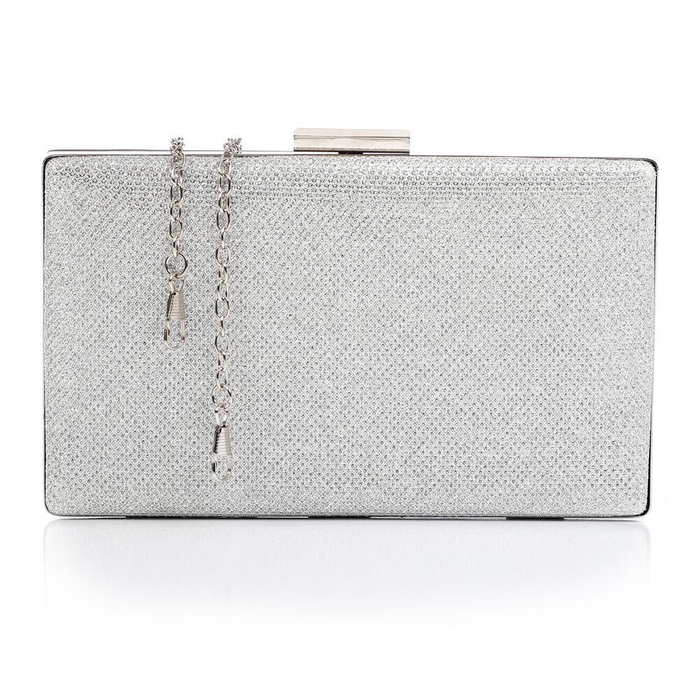 Clutch Soiree mini bag -Silver- 4925