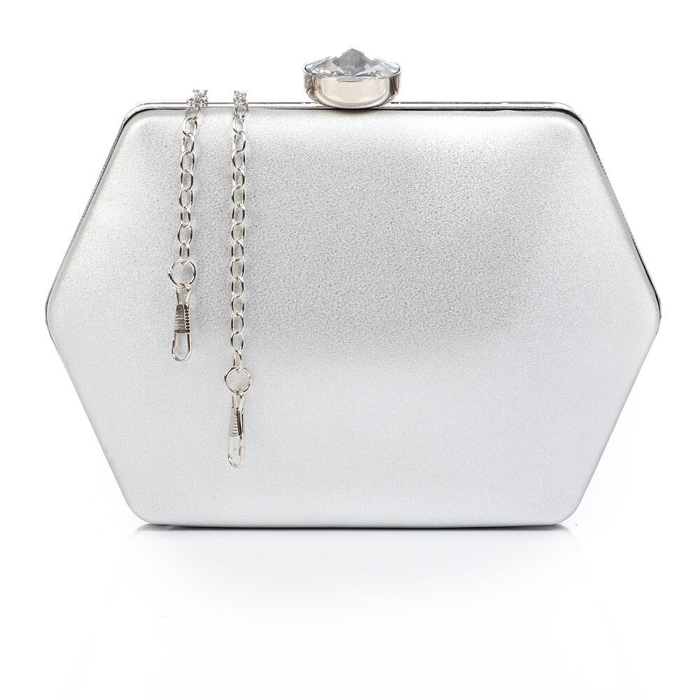 Clutch Soiree mini bag -Silver- 4929