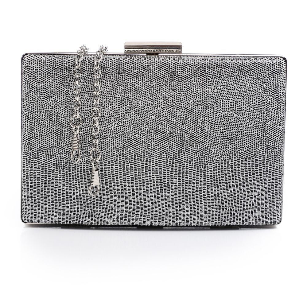 Clutch Soiree mini bag -Silver- 4926