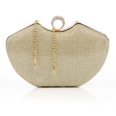 Clutch Soiree mini bag -Gold- 4930