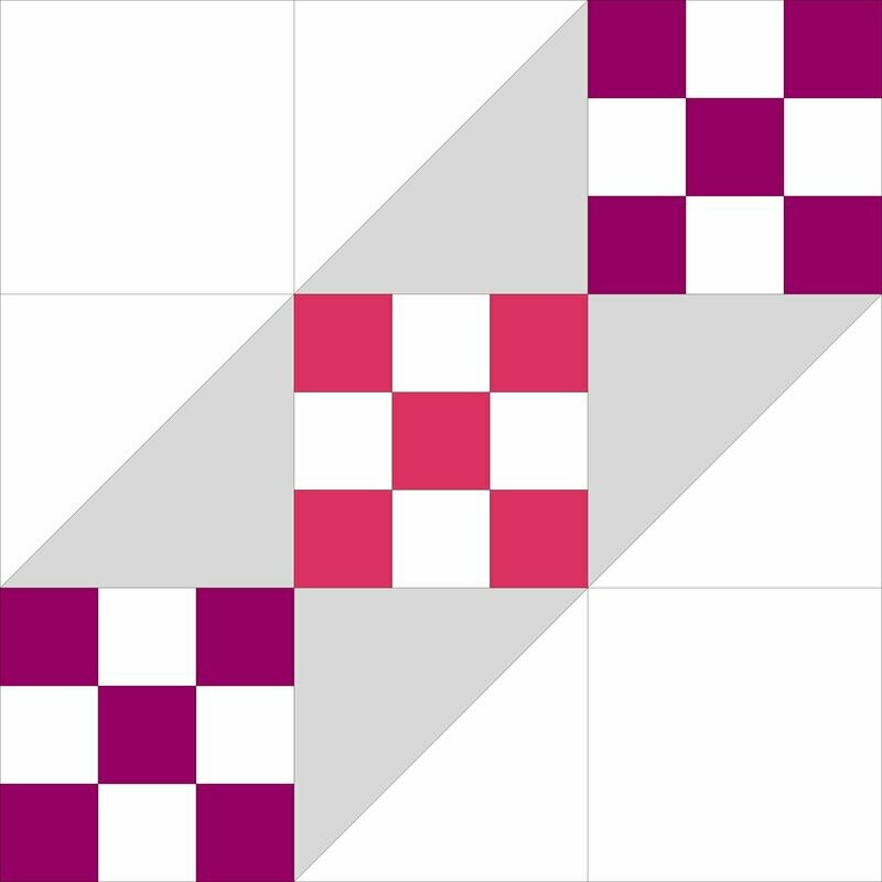 PATTERN ONLY - Month 1 of the Block of the Month Cross the Board Block of the Month by John J. Cole-Morgan - Digital