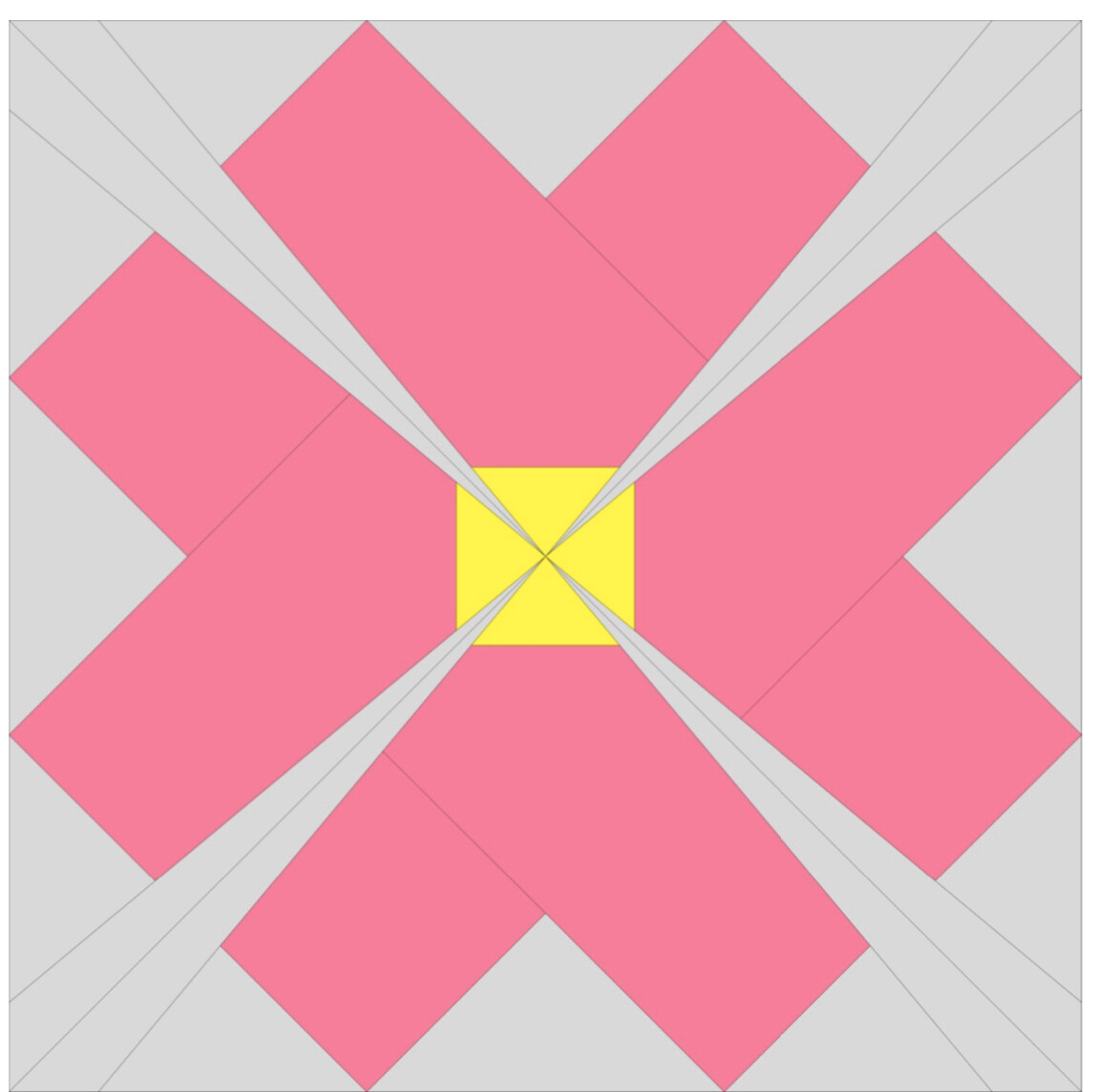 PATTERN ONLY - Month 2 of the Foundation Paper Piecing Block of the Month Flower series by John J. Cole-Morgan - Digital