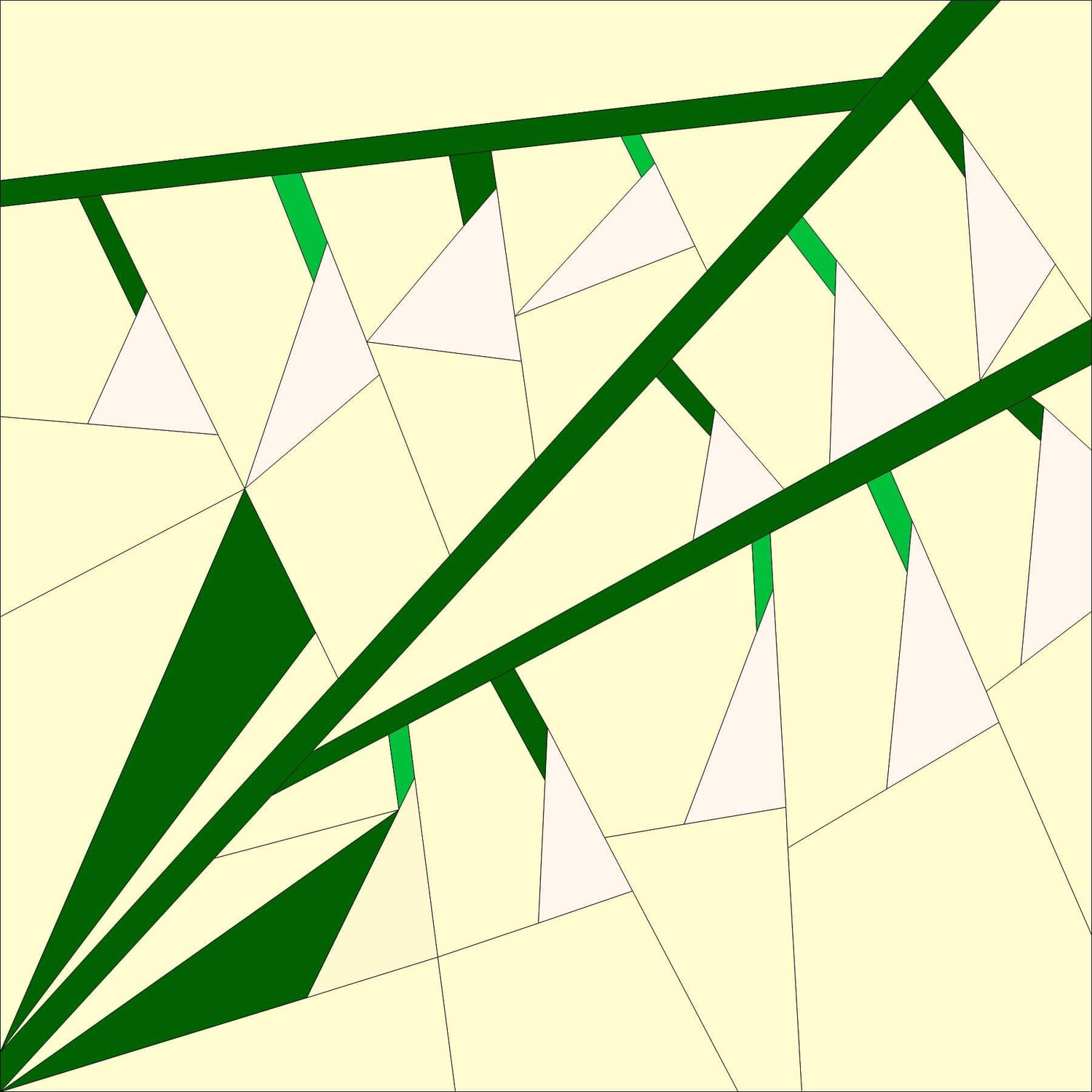 PATTERN ONLY - Month 8 of the Foundation Paper Piecing Block of the Month Flower series by John J. Cole-Morgan - Digital