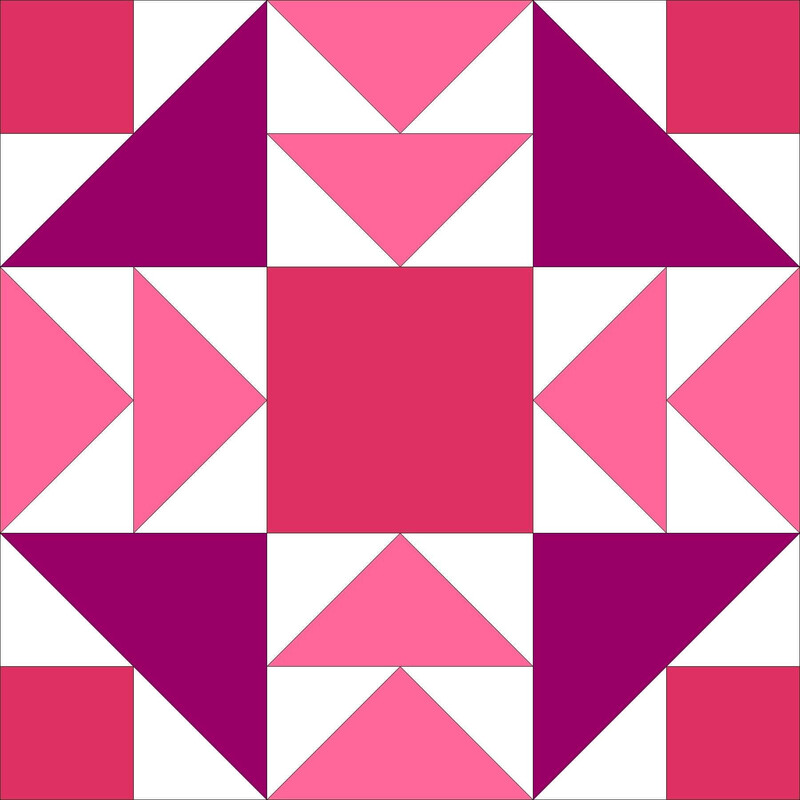 PATTERN ONLY - Month 5 of the Block of the Month Cross the Board Block of the Month by John J. Cole-Morgan - Digital