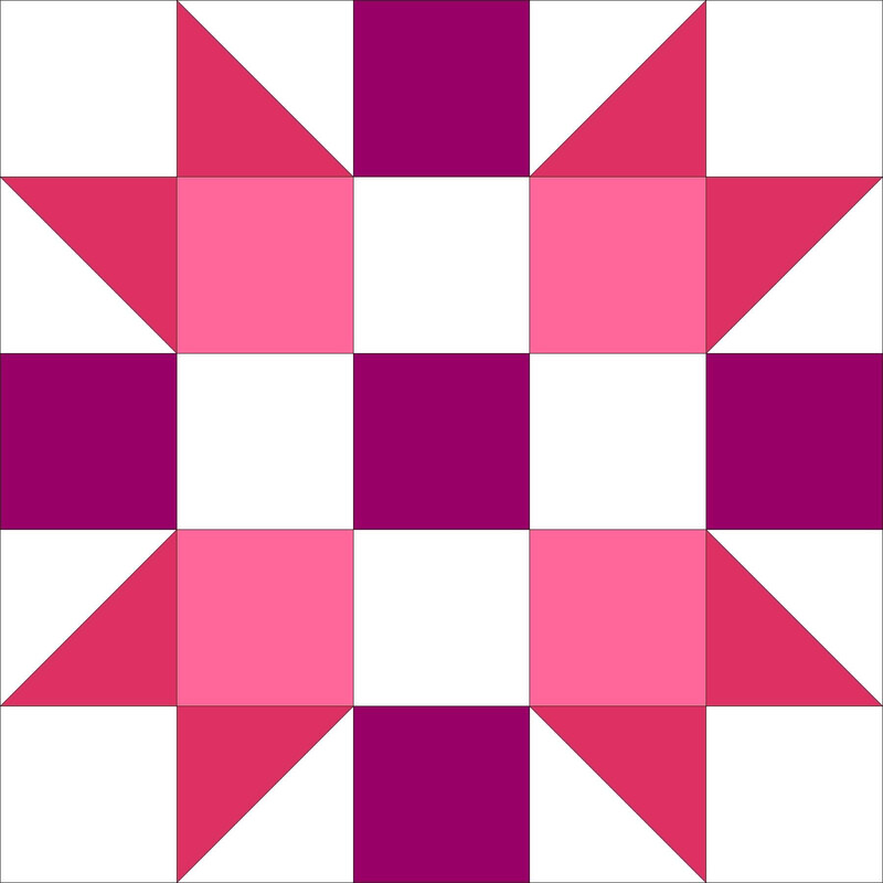PATTERN ONLY - Month 4 of the Block of the Month Cross the Board Block of the Month by John J. Cole-Morgan - Digital 