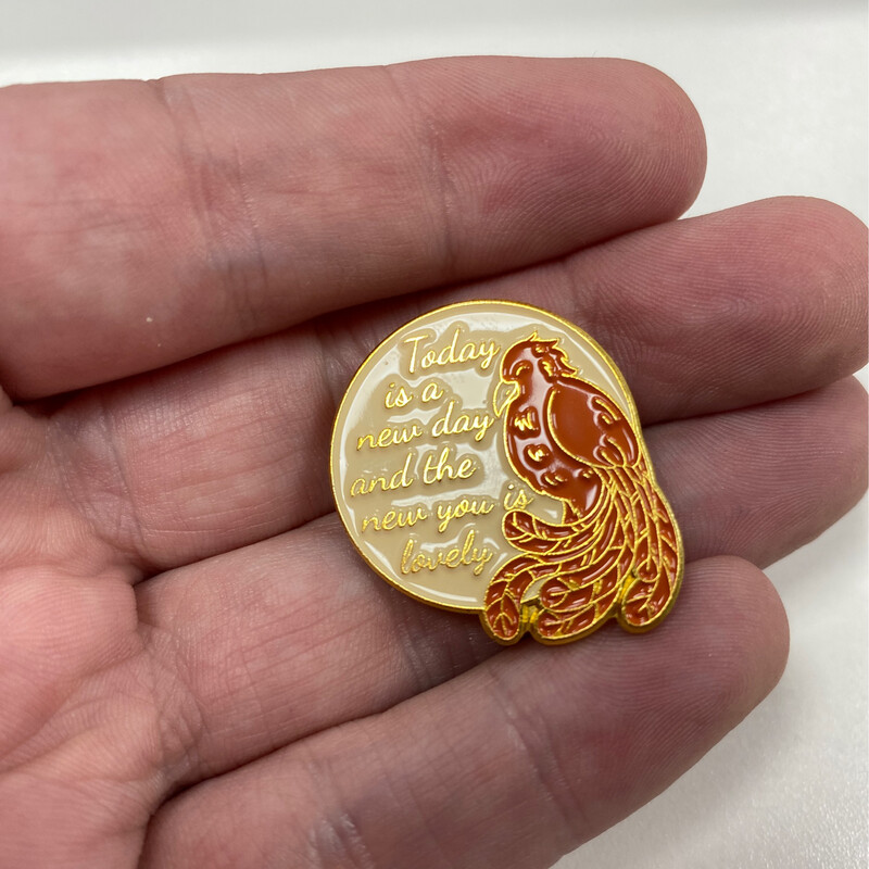 Today Is A New Day Badge - W12.0