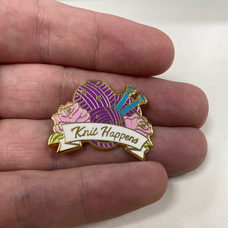 Knit Happens Badge - W12.0