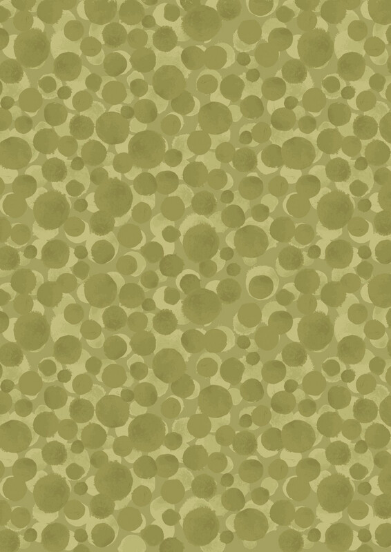 Lewis & Irene - BumbleBerries - BB274 - Stem Green (Width of Fabric By 25cm) - W02.2
