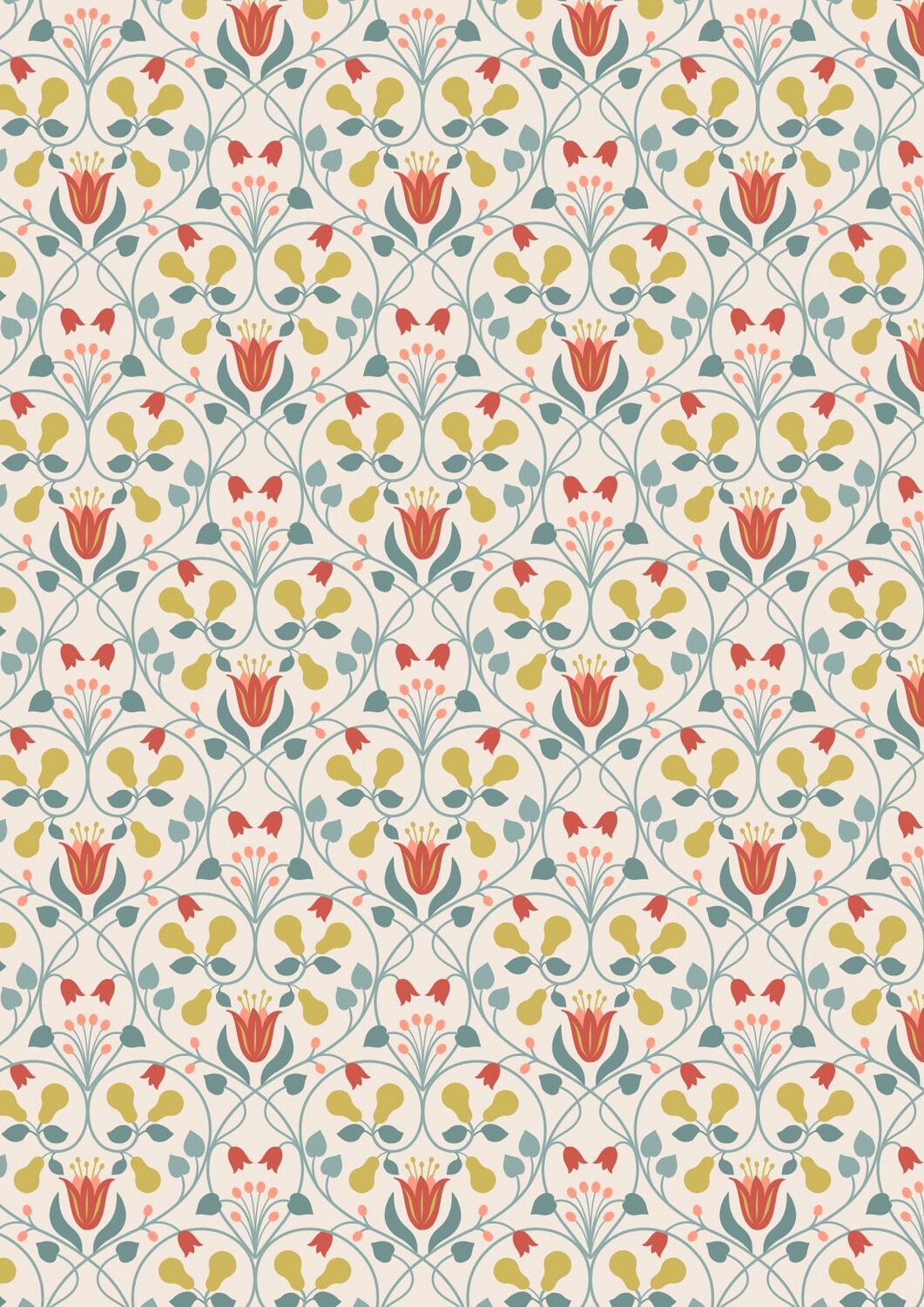 Lewis &amp; Irene - Wintertide - A586.1 - Gold Metallic 01 - (Width of Fabric By 25cm) - W15.2