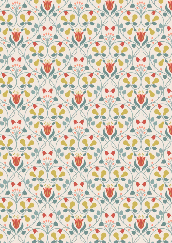 Lewis & Irene - Wintertide - A586.1 - Gold Metallic 01 - (Width of Fabric By 25cm) - W15.2