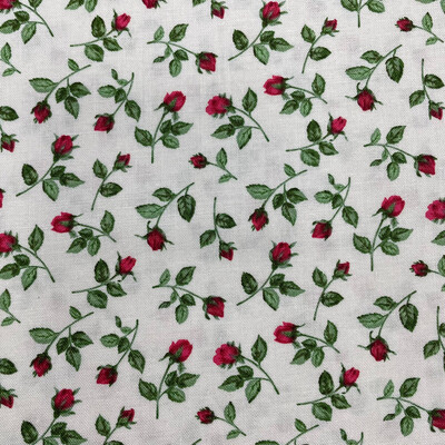 Makower 2322-R Red Roses Long Quarter (Width of Fabric By 25cm) - R2