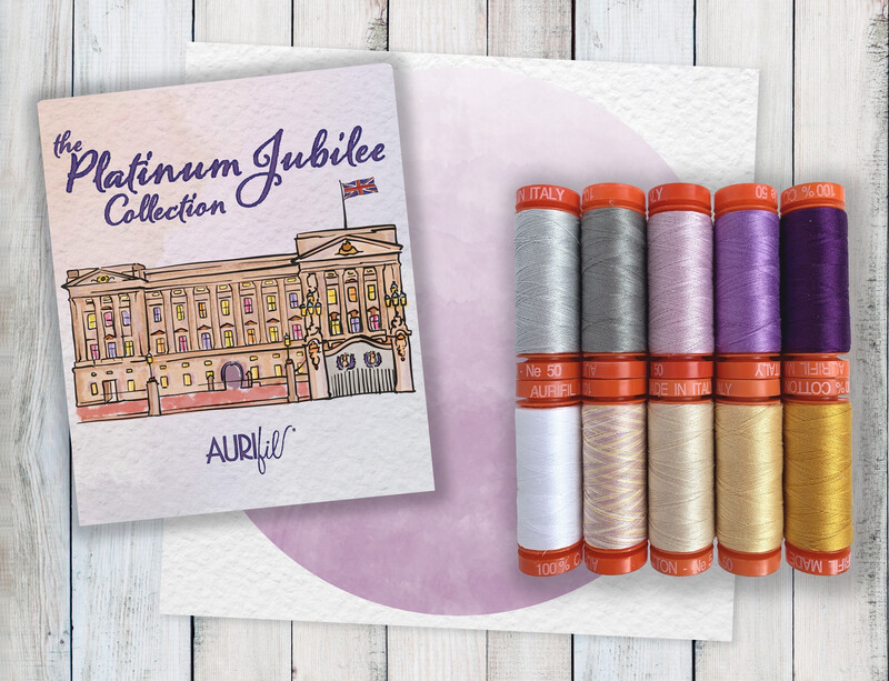 Platinum Jubilee Aurifil Collection - Preorder Now Platinum Jubilee Aurifil Collection - Preorder Now