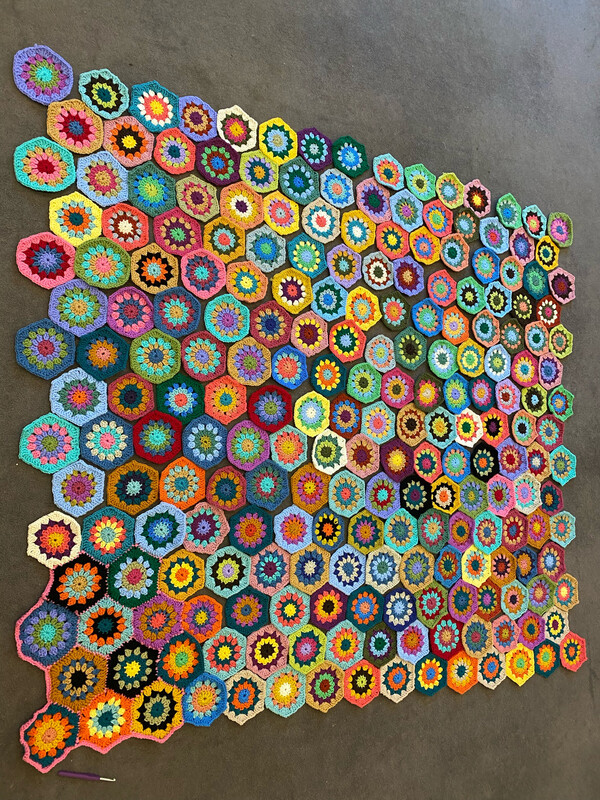 Crochet A Long - Hexagon Blanket - Kit