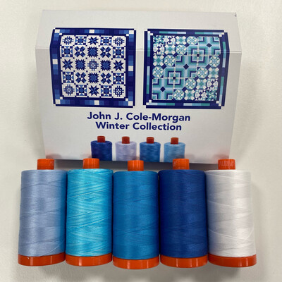 John J. Cole-Morgan Winter Collection Aurifil Thread Box