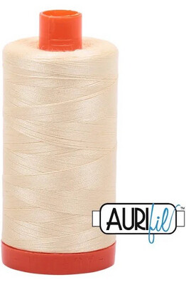 Aurifil 50 Weight Thread - Cream - 1300m - 2000 - F4