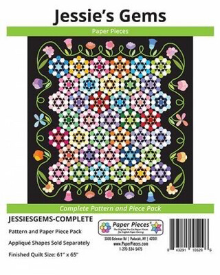 Jessie’s Gems Quilt EPP Papers And Pattern - Pod7 & C2.2