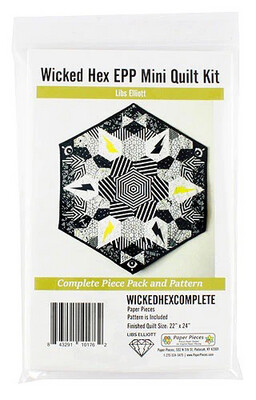 Libs Elliott Wicked Hex EPP Papers And Pattern - Pod7 & C2.2