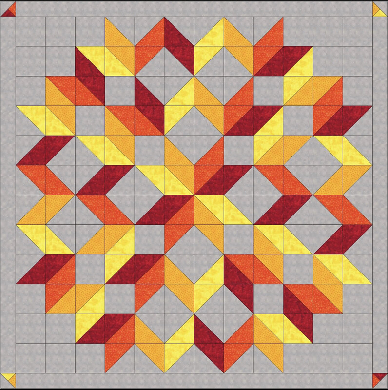 Double Carpenter’s Star Pattern - Digital 