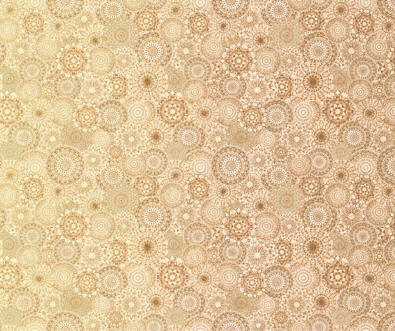 Jewelscape - 28979-EA - Ombré Cream/Brown - 25cm Cut By Width Of Fabric - W01.2