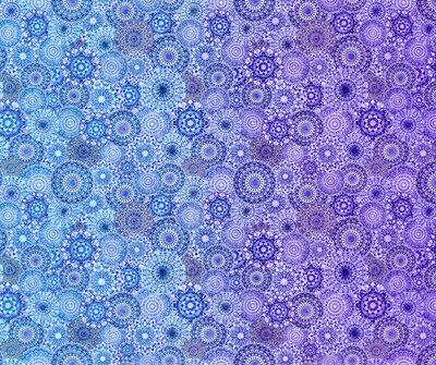 Jewelscape - 28979-BL - Ombré Blue/Purple - 25cm Cut By Width Of Fabric - W03.2