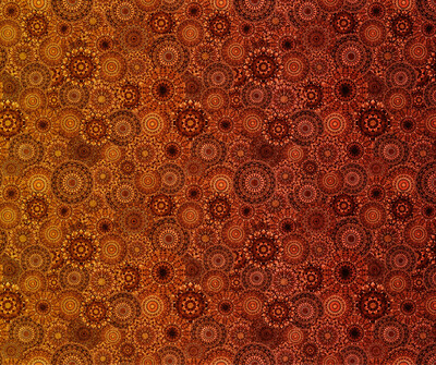 Jewelscape - 28979-T - Ombré Terracotta - 25cm Cut By Width Of Fabric - W03.2